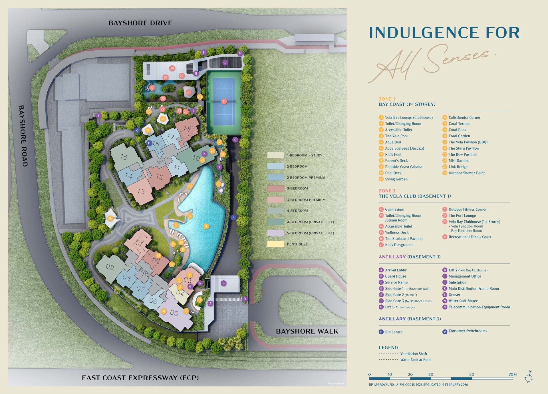 Vela Bay siteplan